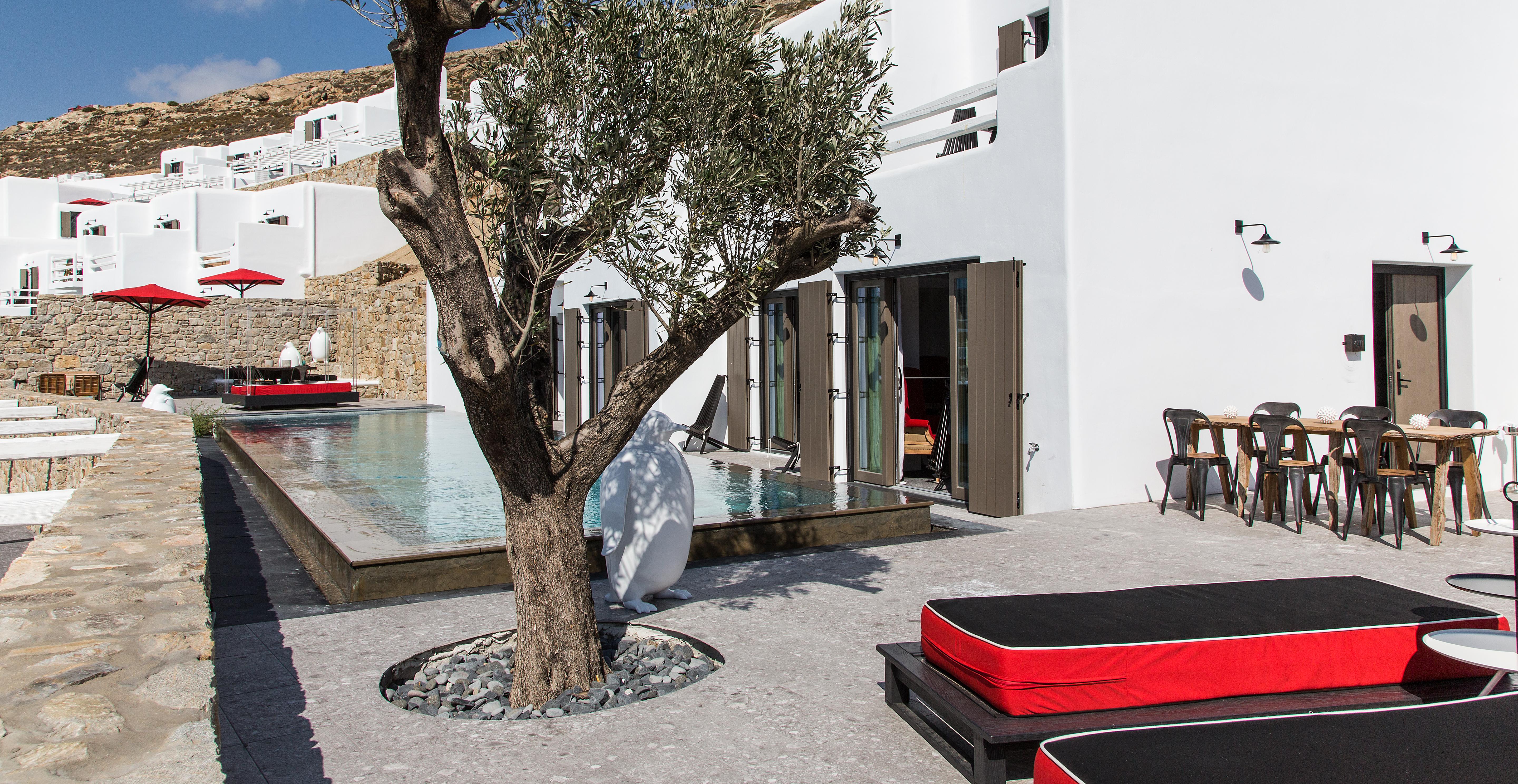 Myconian Avaton, A Member Of Design Hotels Ελιά Εξωτερικό φωτογραφία